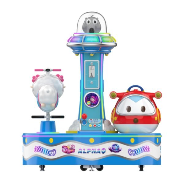 Blue mini rotating car for kids - Image 3
