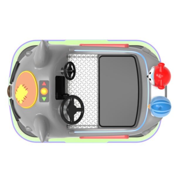 Children's Cartoon Paradise LED Aofei Square Car - Grey Wolf - Image 6