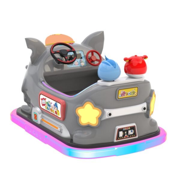 Children's Cartoon Paradise LED Aofei Square Car - Grey Wolf - Image 5