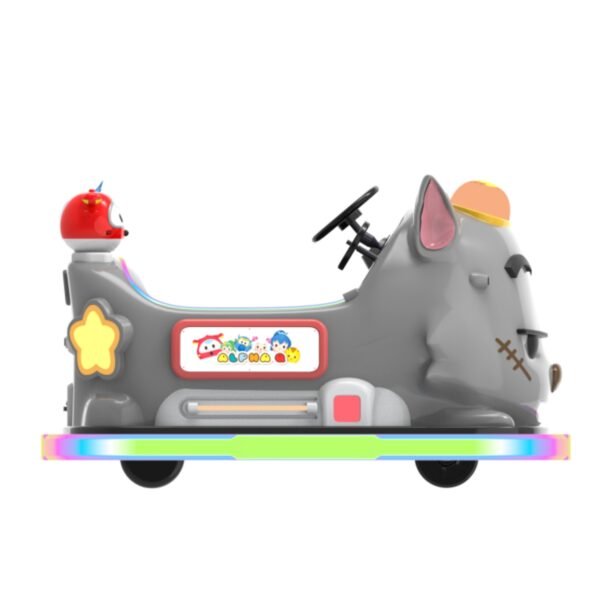 Children's Cartoon Paradise LED Aofei Square Car - Grey Wolf - Image 2