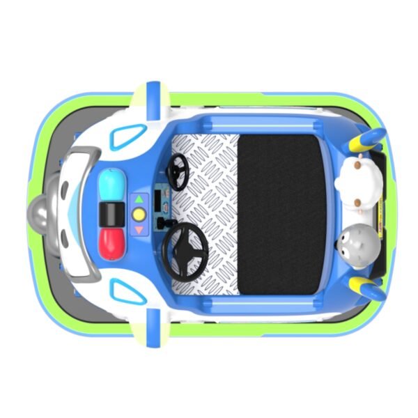 Children's Cartoon Paradise LED Square Car - Aofei Police Chief - Image 5