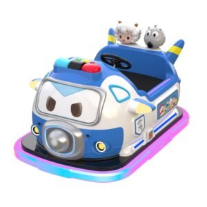 Children's Cartoon Paradise LED Square Car - Aofei Police Chief