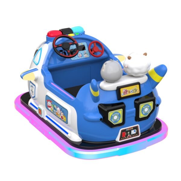 Children's Cartoon Paradise LED Square Car - Aofei Police Chief - Image 4
