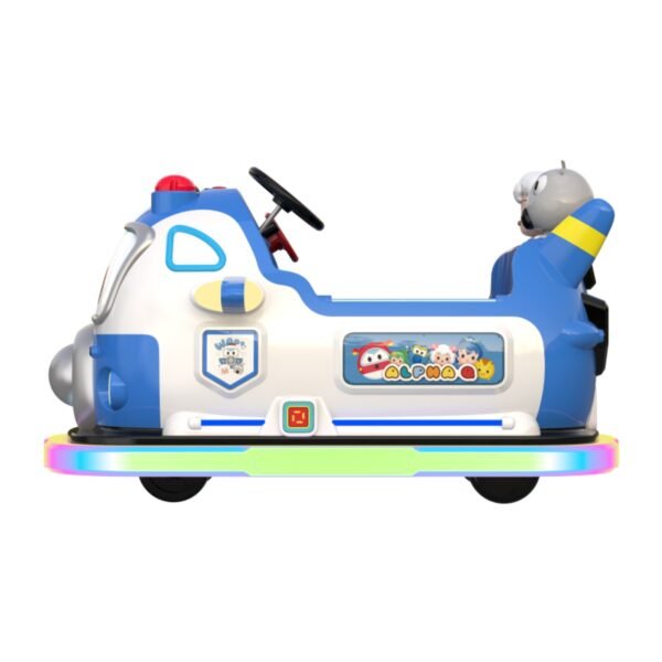 Children's Cartoon Paradise LED Square Car - Aofei Police Chief - Image 2