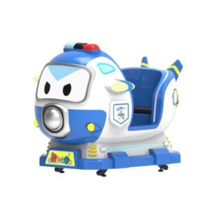 Children's rocking car - Sheriff pattern