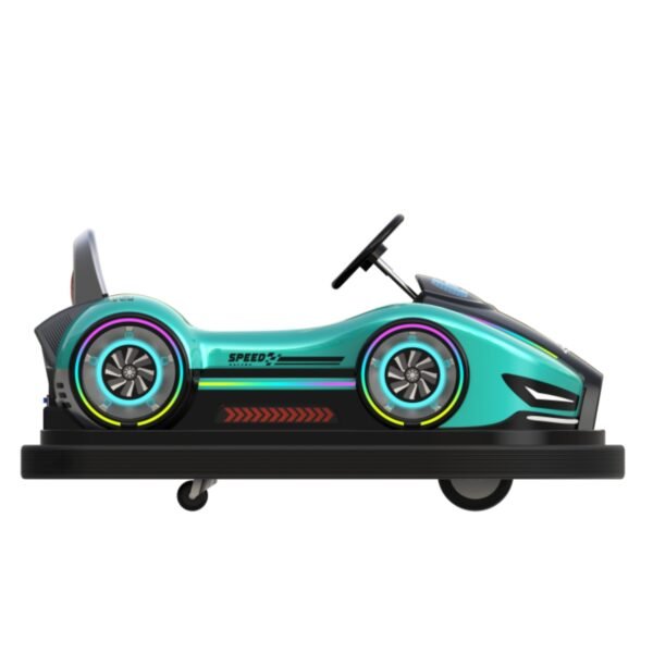 Custom dark blue cartoon bumper car - Image 3