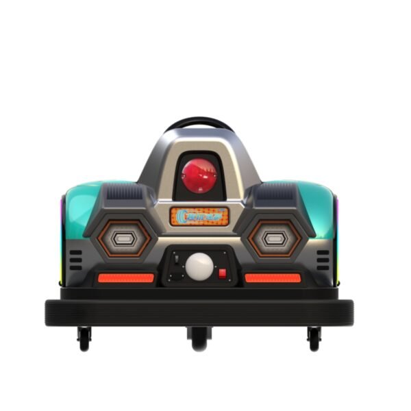 Custom dark blue cartoon bumper car - Image 5
