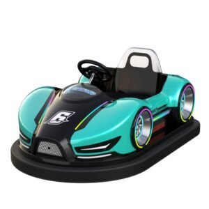 Custom dark blue cartoon bumper car