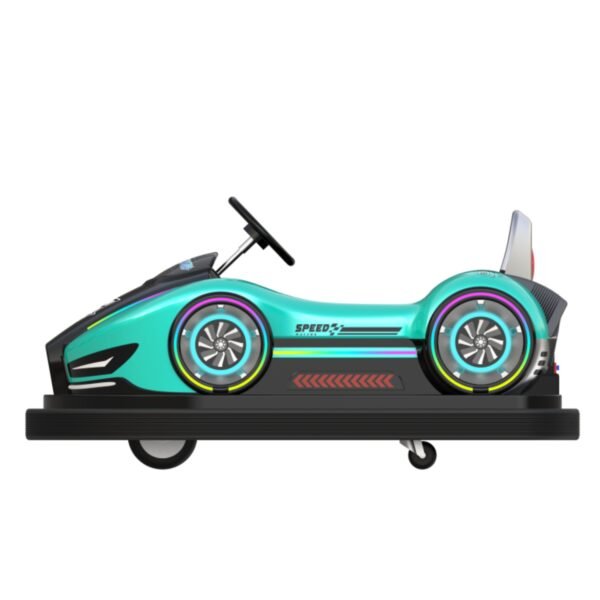 Custom dark blue cartoon bumper car - Image 2
