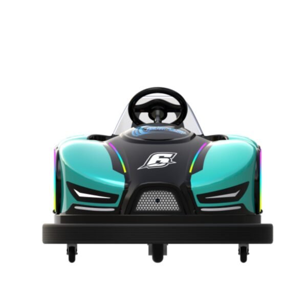 Custom dark blue cartoon bumper car - Image 4