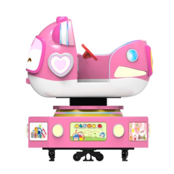 Custom pink adjustable cartoon rocking car - Xiao Ai - Image 5