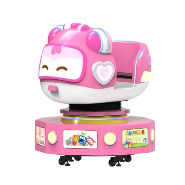 Custom pink adjustable cartoon rocking car - Xiao Ai