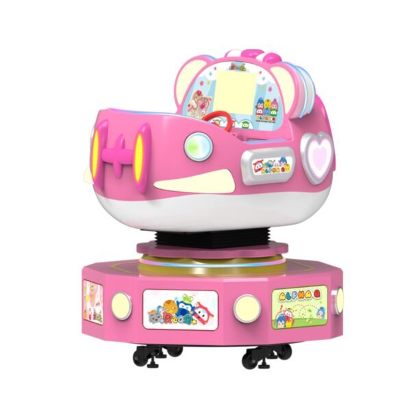 Custom pink adjustable cartoon rocking car - Xiao Ai - Image 4