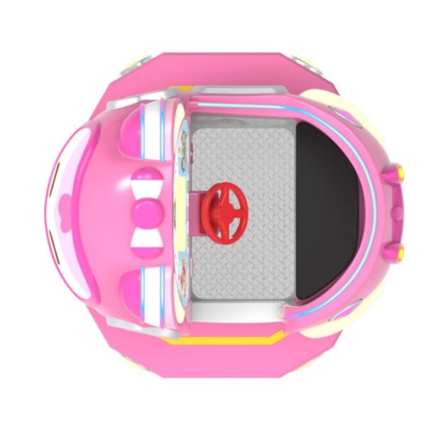 Custom pink adjustable cartoon rocking car - Xiao Ai - Image 3