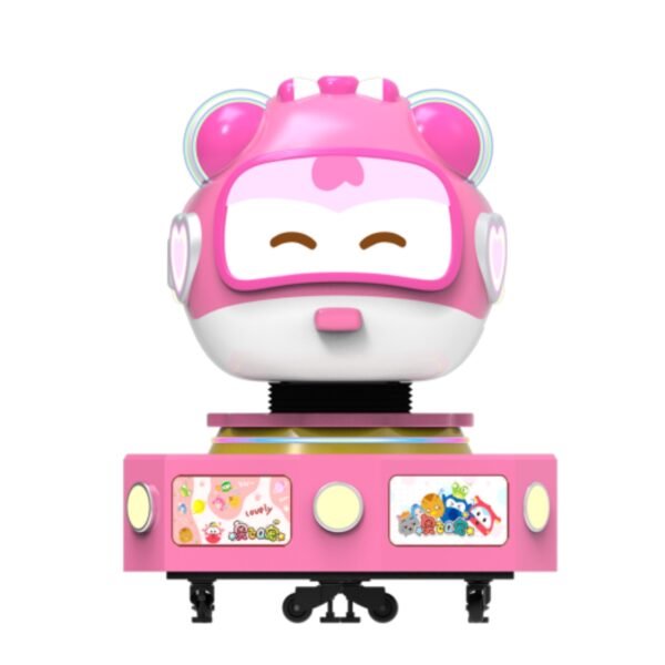 Custom pink adjustable cartoon rocking car - Xiao Ai - Image 2