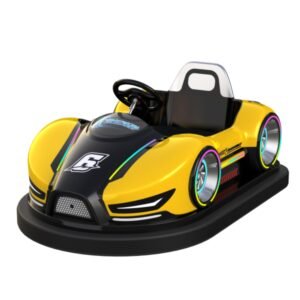 OEM yellow bumper car for children
