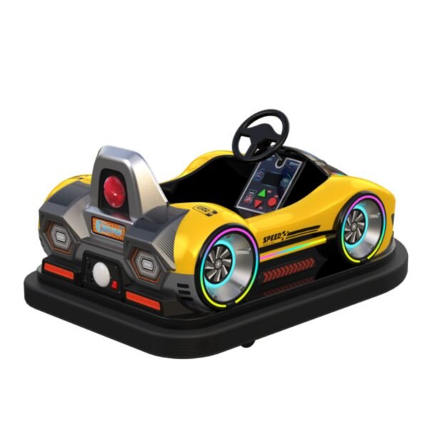 OEM yellow bumper car for children - Image 4
