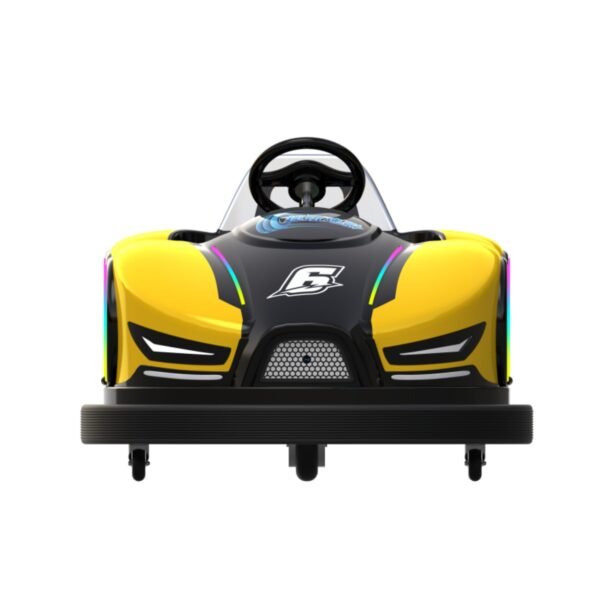 OEM yellow bumper car for children - Image 3