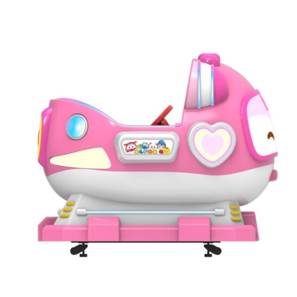 Pink cartoon rocking car for children - Xiao Ai - Image 4