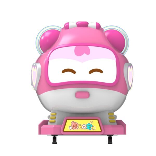 Pink cartoon rocking car for children - Xiao Ai - Image 3