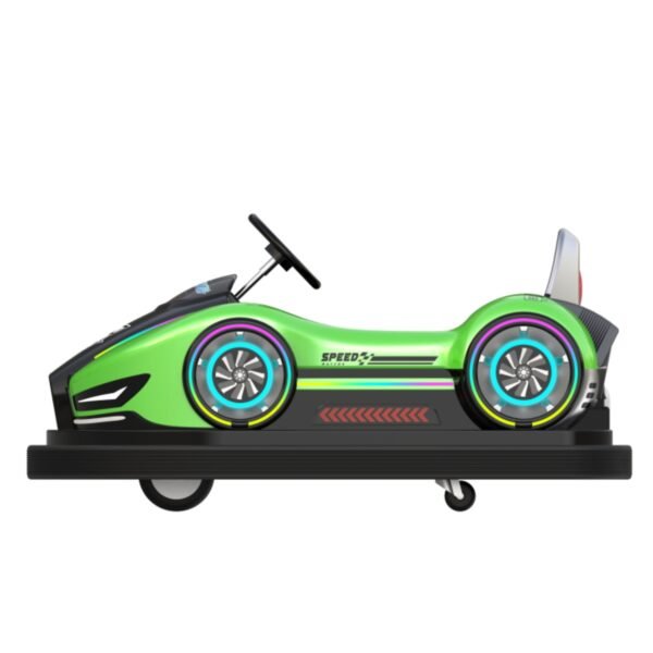 Popular children's green bumper cars - Image 7