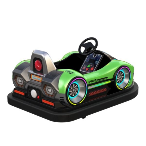 Popular children's green bumper cars - Image 4