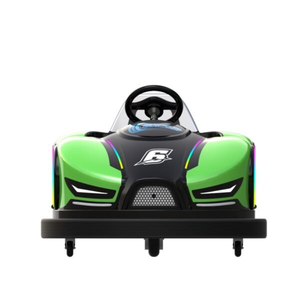 Popular children's green bumper cars - Image 3