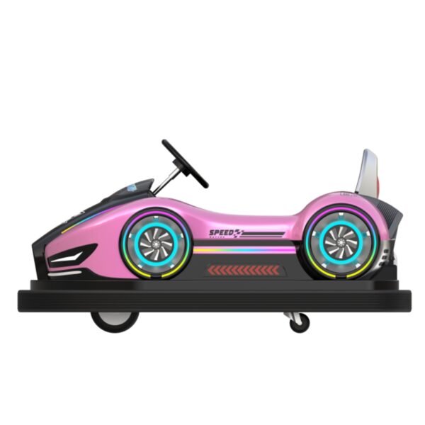 Purple children's cartoon bumper car - Image 5