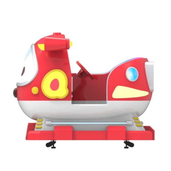 Red Cartoon Rocking Car - Le Di - Image 5