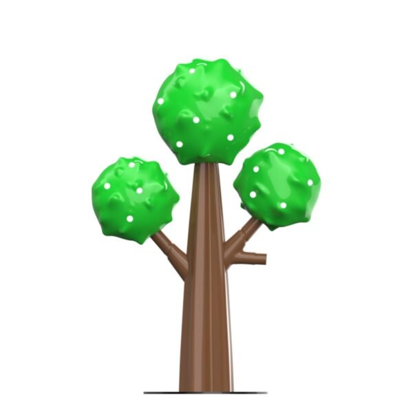 Will Interactive Car Cartoon Theme Town - Big Tree Ball Ornament - Image 4
