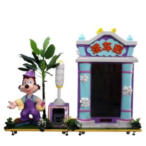 Will Interactive Car Cartoon Theme Town - Car Wash Shop