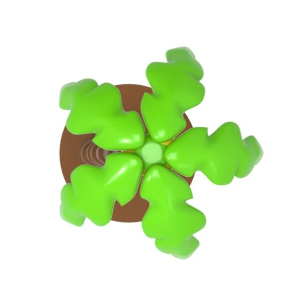 Will Interactive Car Cartoon Theme Town - Coconut Tree Ornament - Image 4