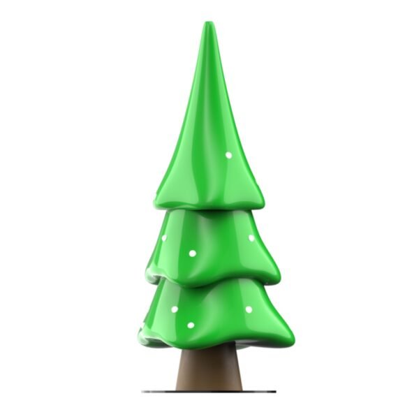 Will Interactive Car Cartoon Theme Town - Pine Tree Ornament - Image 2