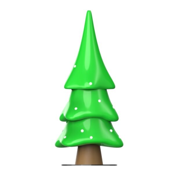 Will Interactive Car Cartoon Theme Town - Pine Tree Ornament - Image 3
