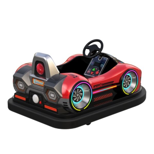 best red bumper car for children - Image 4