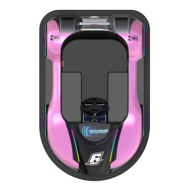 Smart card-operated purple bumper car with RFID access