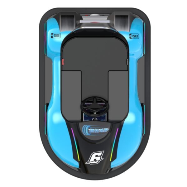 top blue bumper car for kids - Image 7