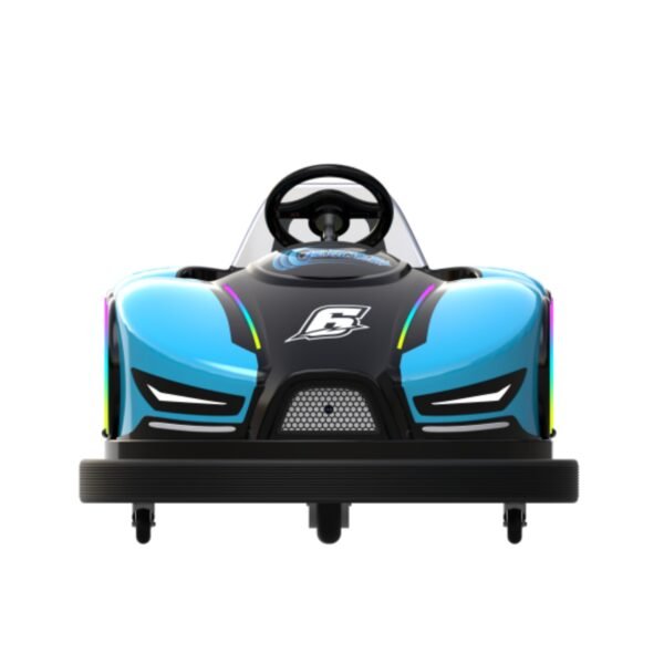 top blue bumper car for kids - Image 5