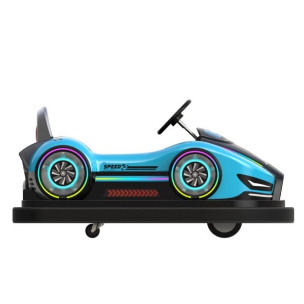 top blue bumper car for kids - Image 3