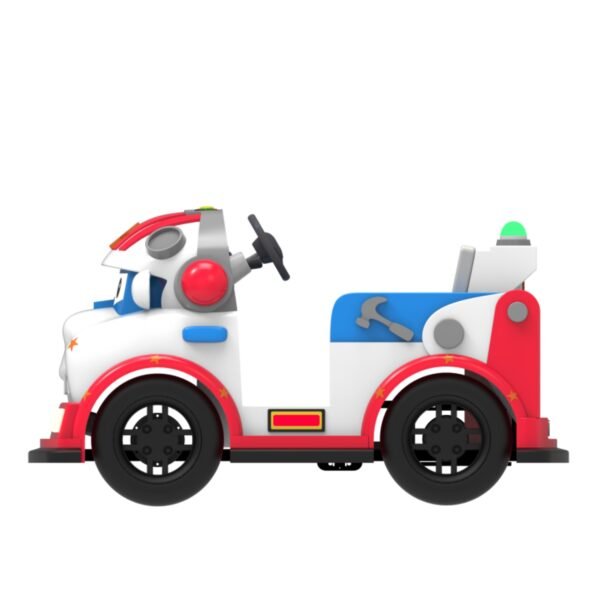 Cartoon functional theme square car for kids - engineering vehicle - Image 6