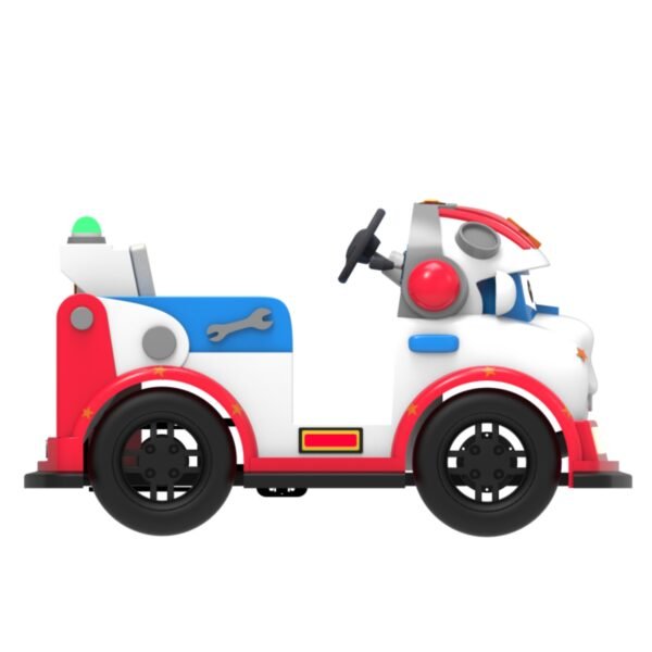 Cartoon functional theme square car for kids - engineering vehicle - Image 2