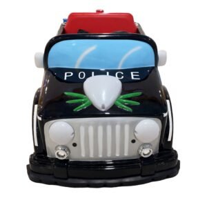 Cartoon pet cat theme square car for kids - black