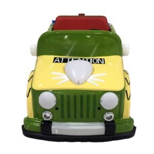 Cartoon pet cat theme square car for kids - green