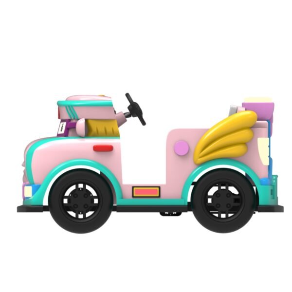 Cartoon-themed functional square car for kids - Ambulance - Image 5