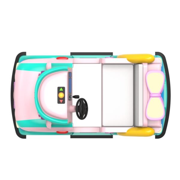 Cartoon-themed functional square car for kids - Ambulance - Image 2