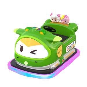 Children's Cartoon Park LED Aofei Square Car - Green