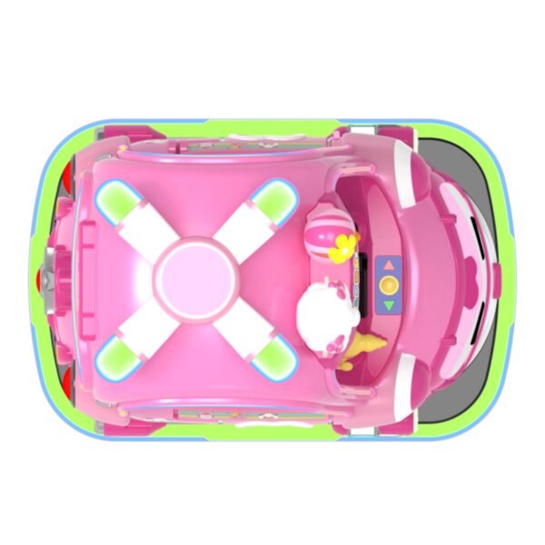 Children's Cartoon Park LED Aofei Square Car - Top Canopy Xiao Ai - Image 2