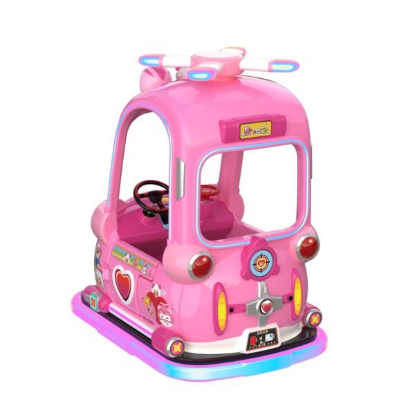 Children's Cartoon Park LED Aofei Square Car - Top Canopy Xiao Ai - Image 4