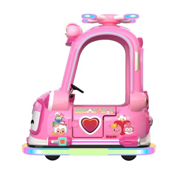 Children's Cartoon Park LED Aofei Square Car - Top Canopy Xiao Ai - Image 6