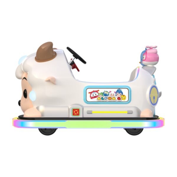 Children's cartoon park LED Aofei Square Car - Happy Lamb - Image 5